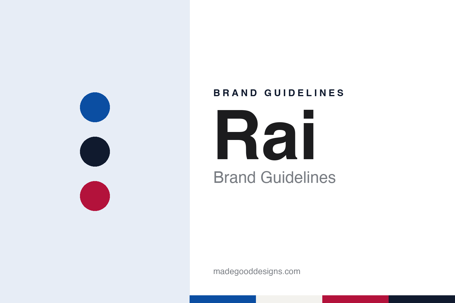 Rai brand guidelines — abstract colour discs and material texture (original homage; not a Rai product or logo)
