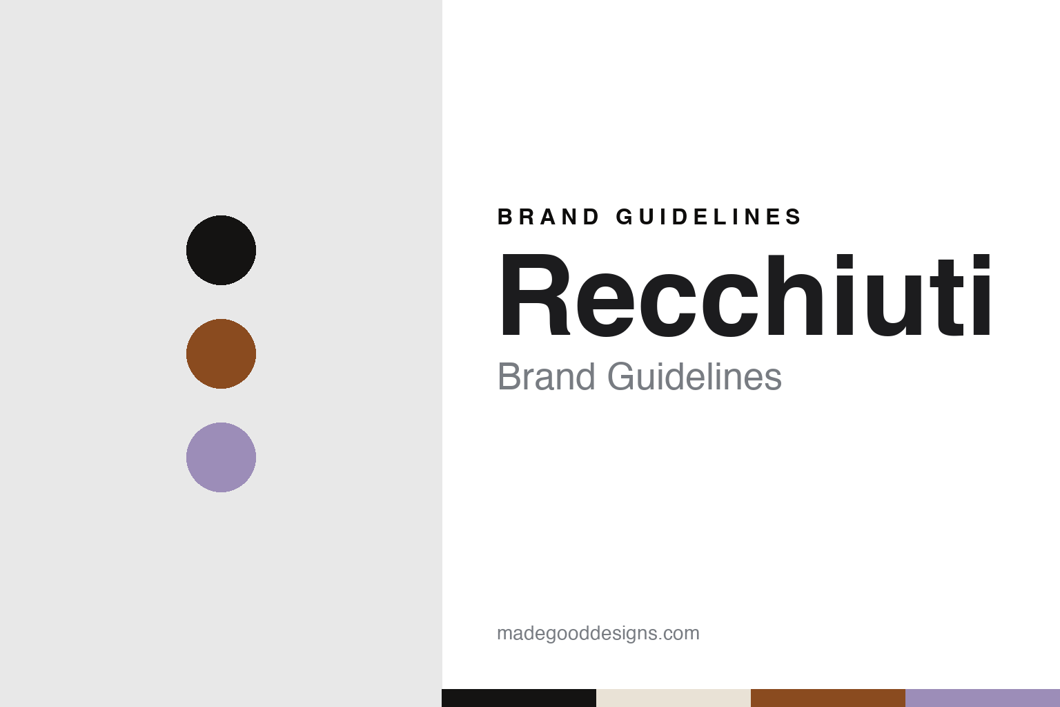 Recchiuti Brand Guidelines: The San Francisco Chocolatier of the Black Box and the Ferry Building