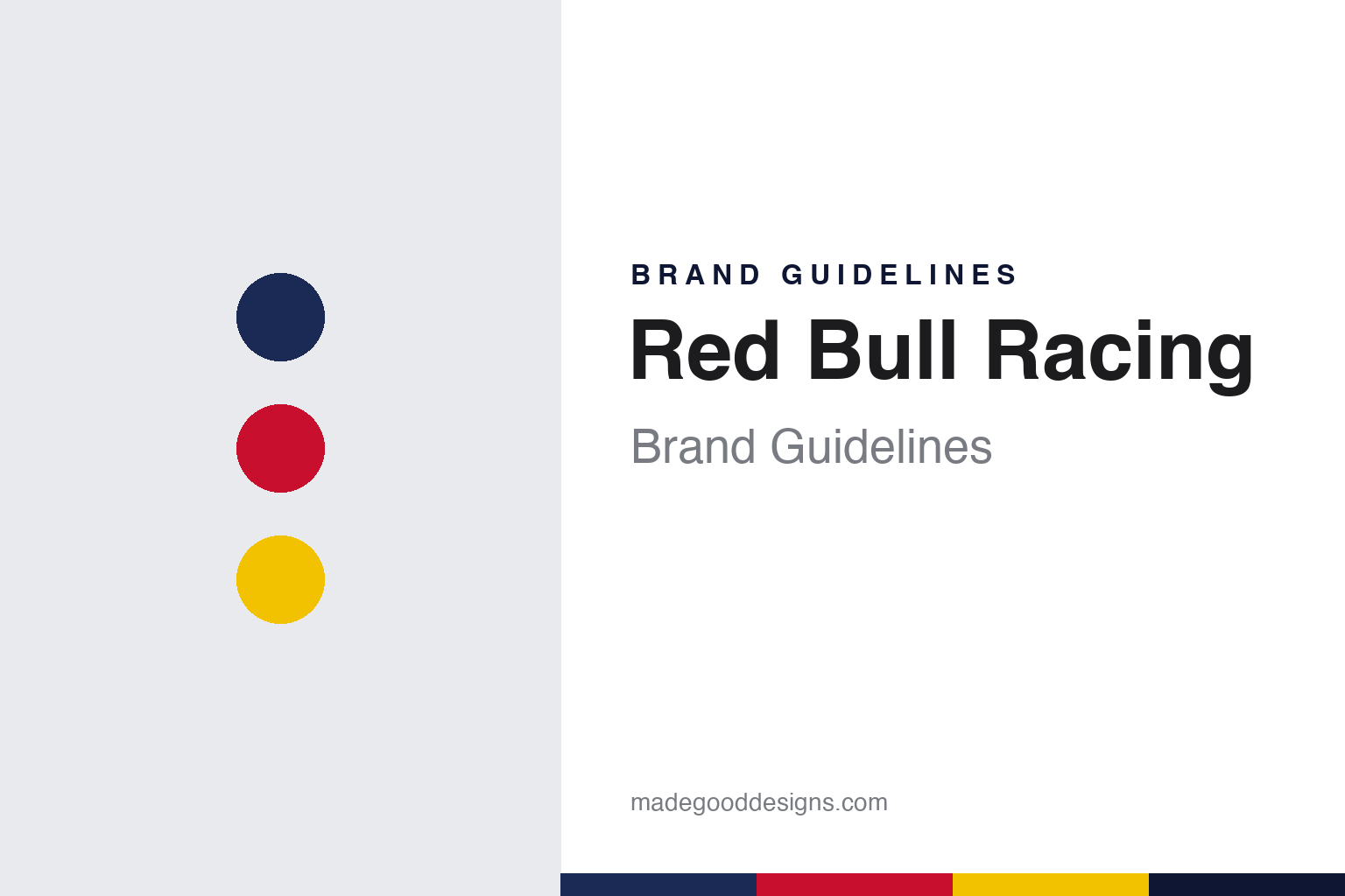 Red Bull Racing Brand Guidelines: From Stewart and Jaguar to Milton Keynes