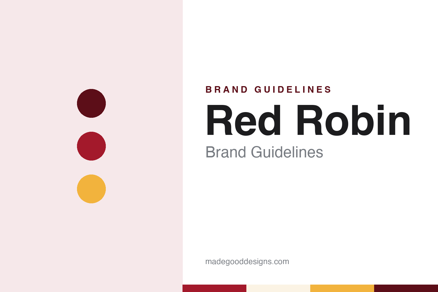 Red Robin Brand Guidelines: The Seattle Tavern That Took Its Name From a Song