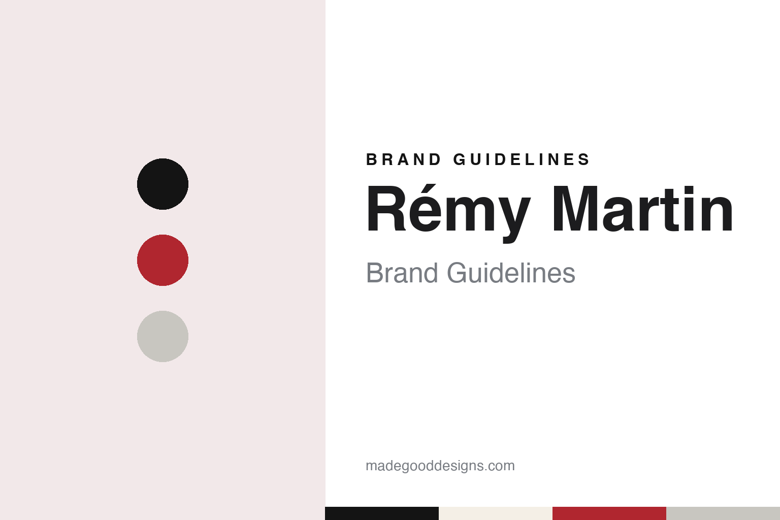 Rémy Martin brand guidelines — abstract colour discs and material texture (original homage; not a Rémy Martin product or logo)