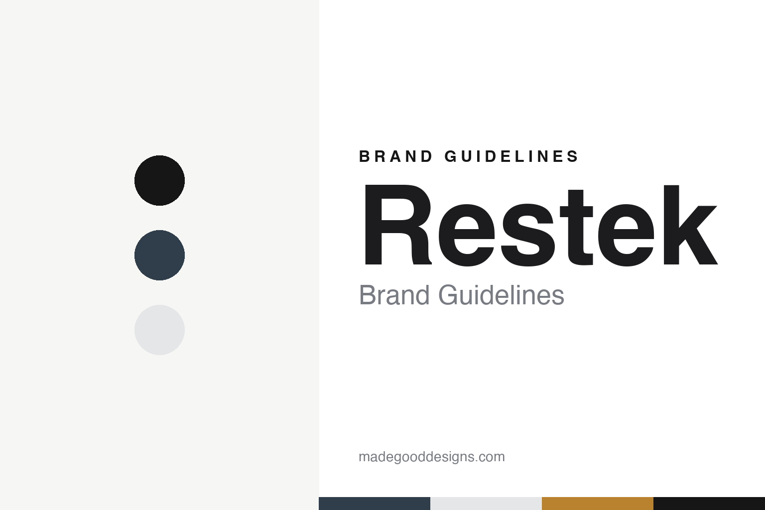 Restek brand guidelines — abstract colour discs and material texture (original homage; not a Restek product or logo)