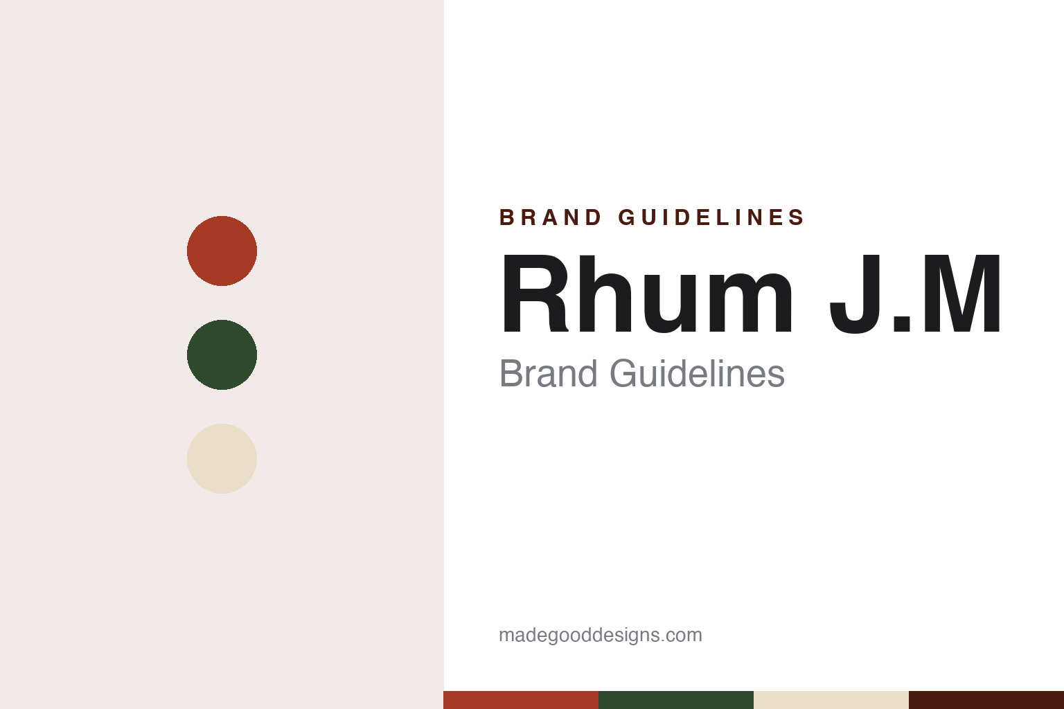 Rhum J.M Brand Guidelines: The 1845 Macouba Distillery Named for Its Founder’s Initials