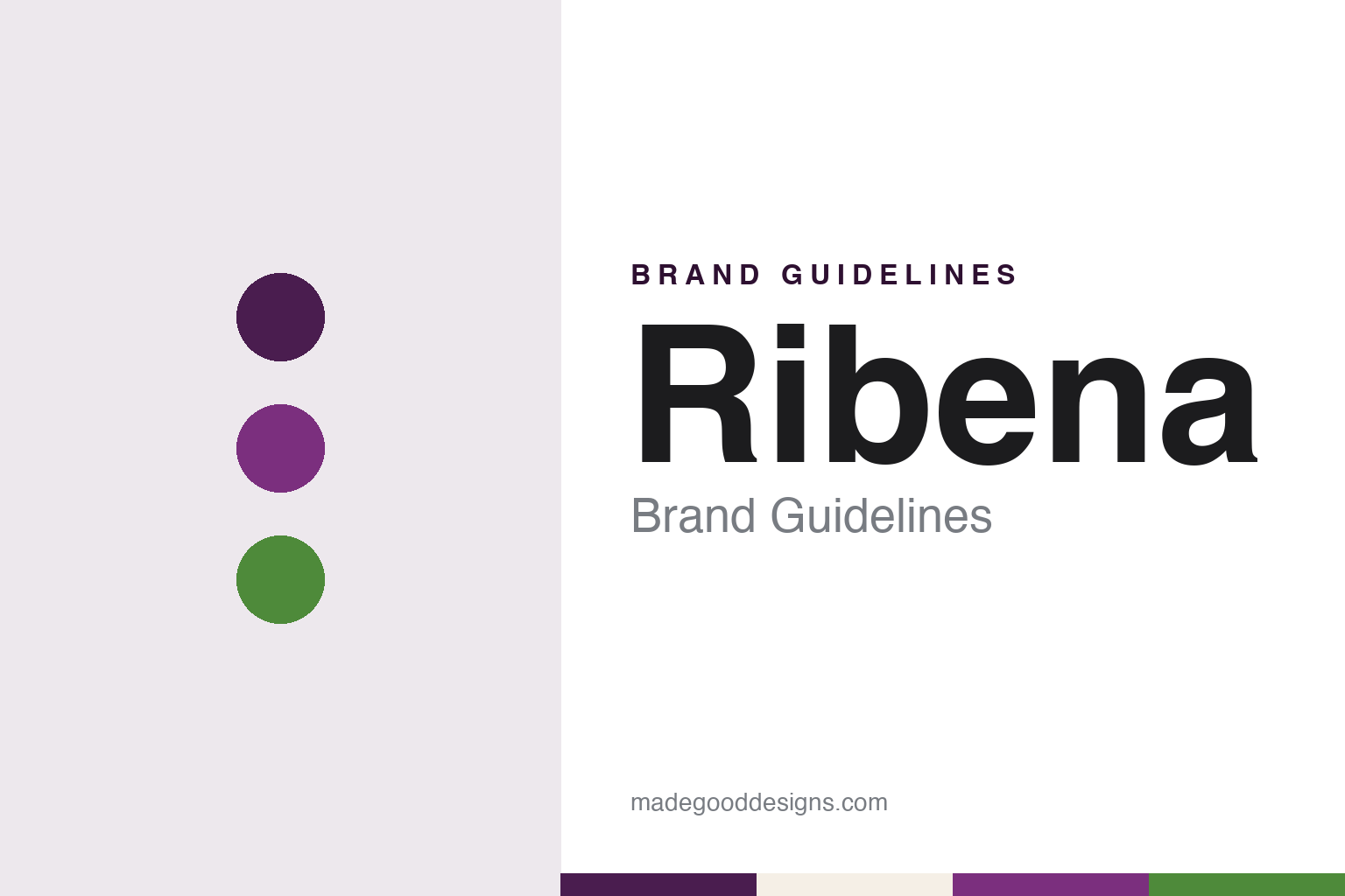 Ribena brand guidelines — abstract colour discs and material texture (original homage; not a Ribena product or logo)