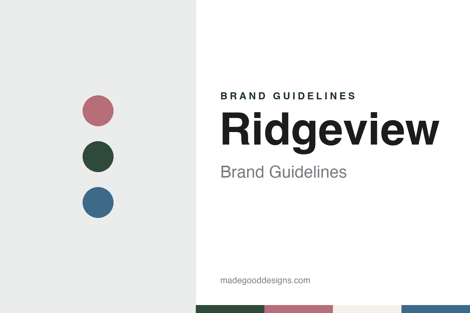 Ridgeview brand guidelines — abstract colour discs and material texture (original homage; not a Ridgeview product or logo)