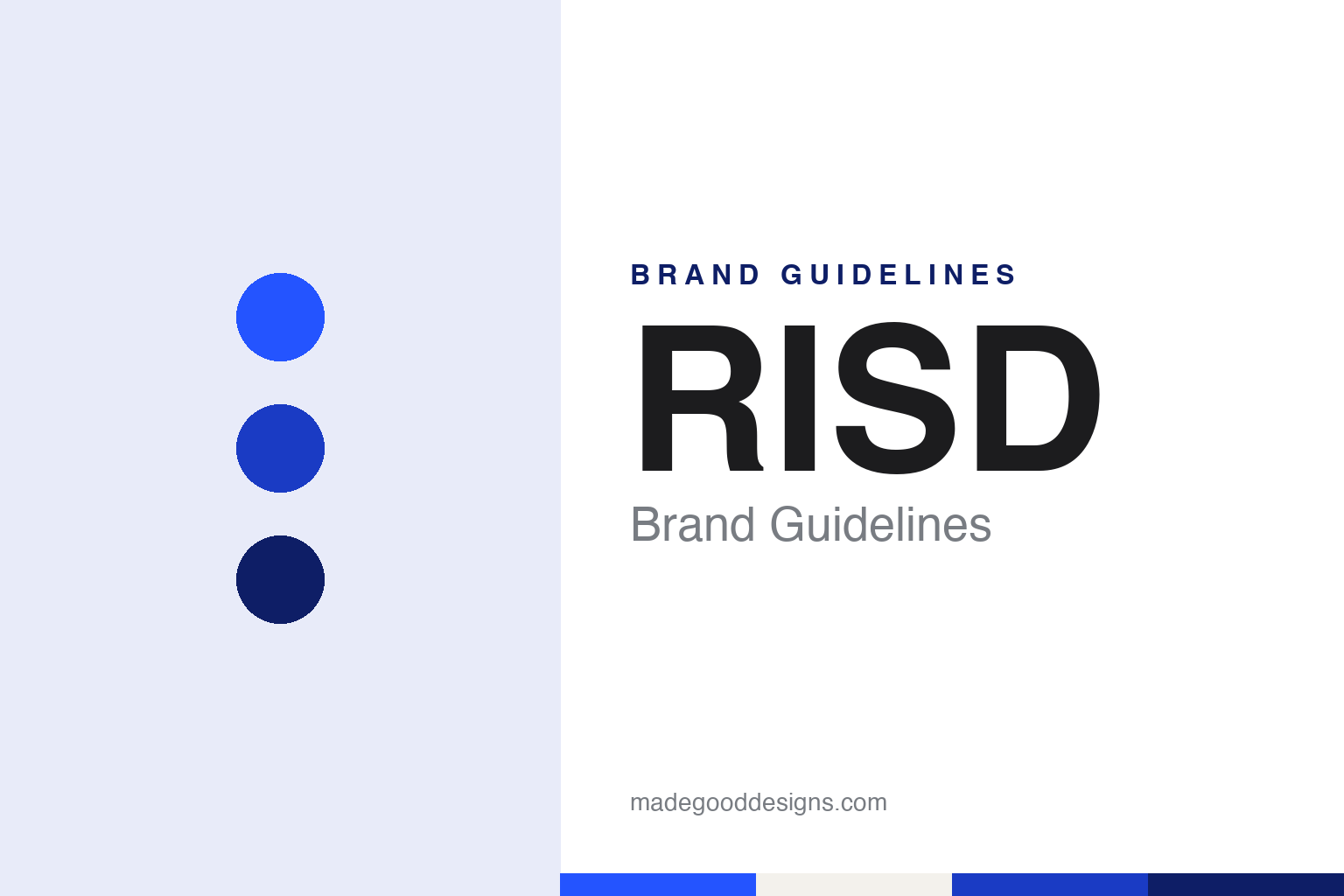 RISD Brand Guidelines: An 1877 Providence School, a 1951 Seal and RISD Blue