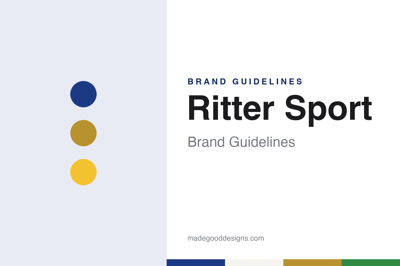 Ritter Sport brand guidelines — abstract colour discs and material texture (original homage; not a Ritter Sport product or logo)