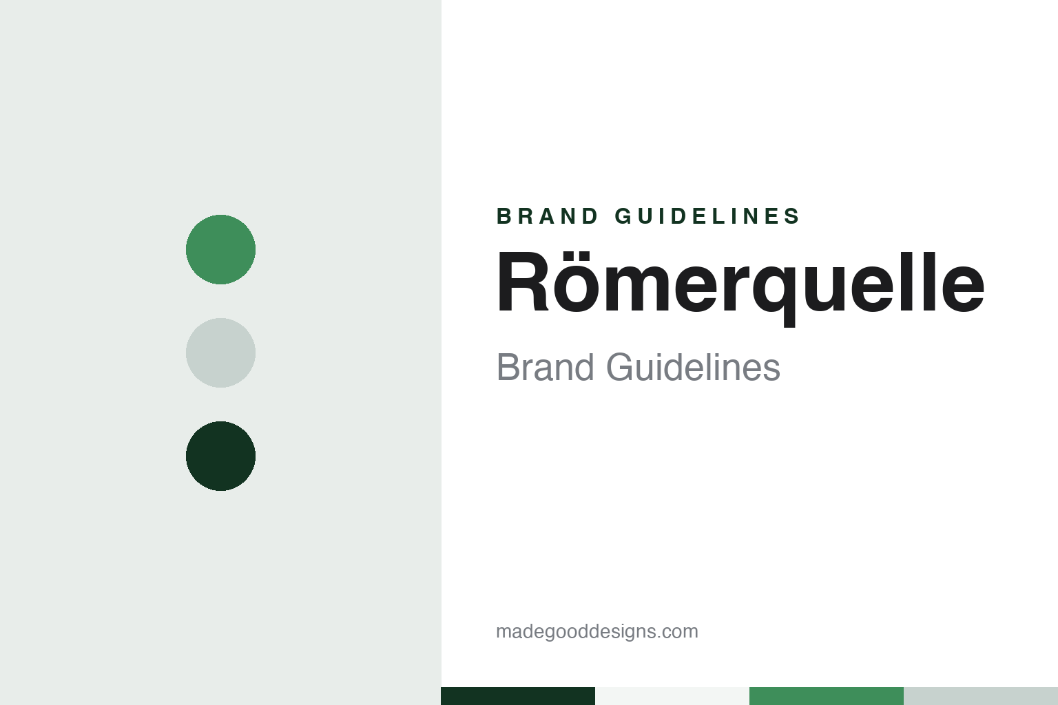 Römerquelle Brand Guidelines: The Burgenland Spring Water That Wanted to Wake the Senses