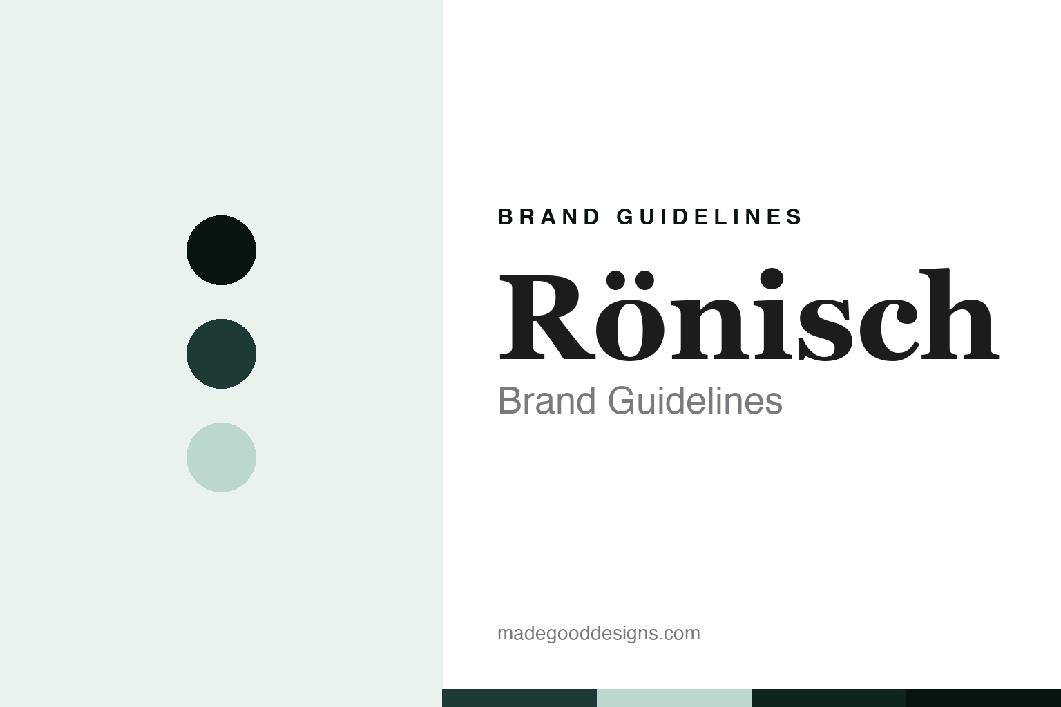 Rönisch Brand Guidelines: A Dresden Name, Made by Blüthner