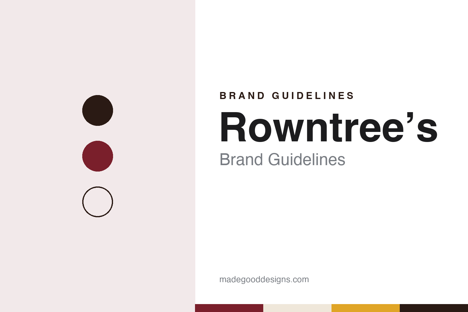 Rowntree’s brand guidelines — abstract colour discs and material texture (original homage; not a Rowntree’s product or logo)