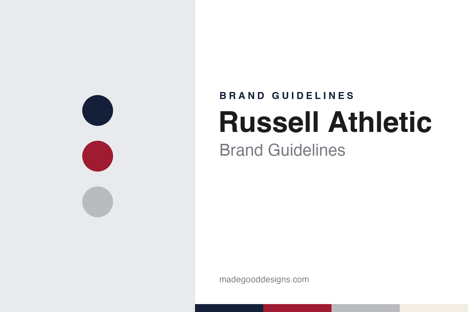 Russell Athletic Brand Guidelines: The Alabama Knitting Mill Behind the Team Sweatshirt