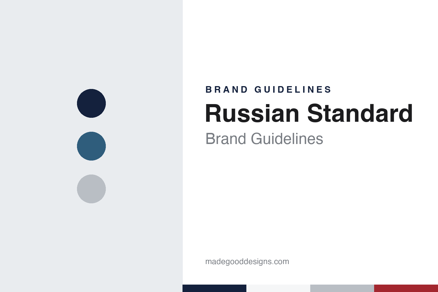 Russian Standard Brand Guidelines: Roustam Tariko’s 1998 Premium Vodka From St Petersburg
