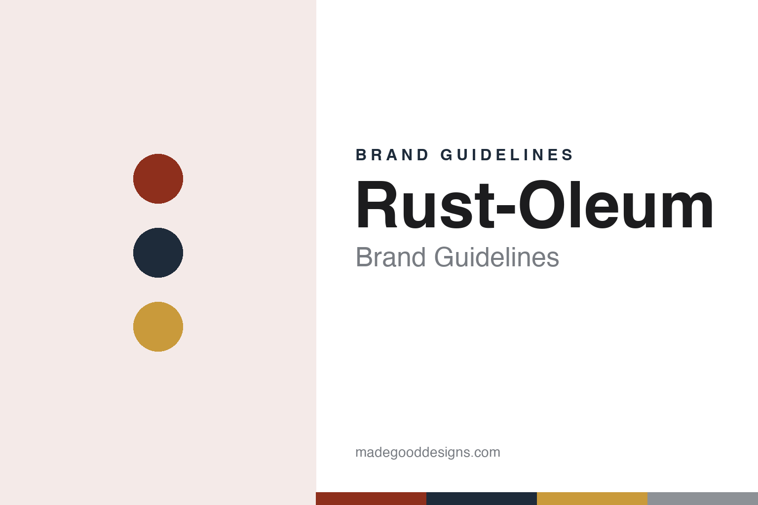 Rust-Oleum Brand Guidelines: The Evanston Rust Paint Founded by Robert Fergusson in 1921