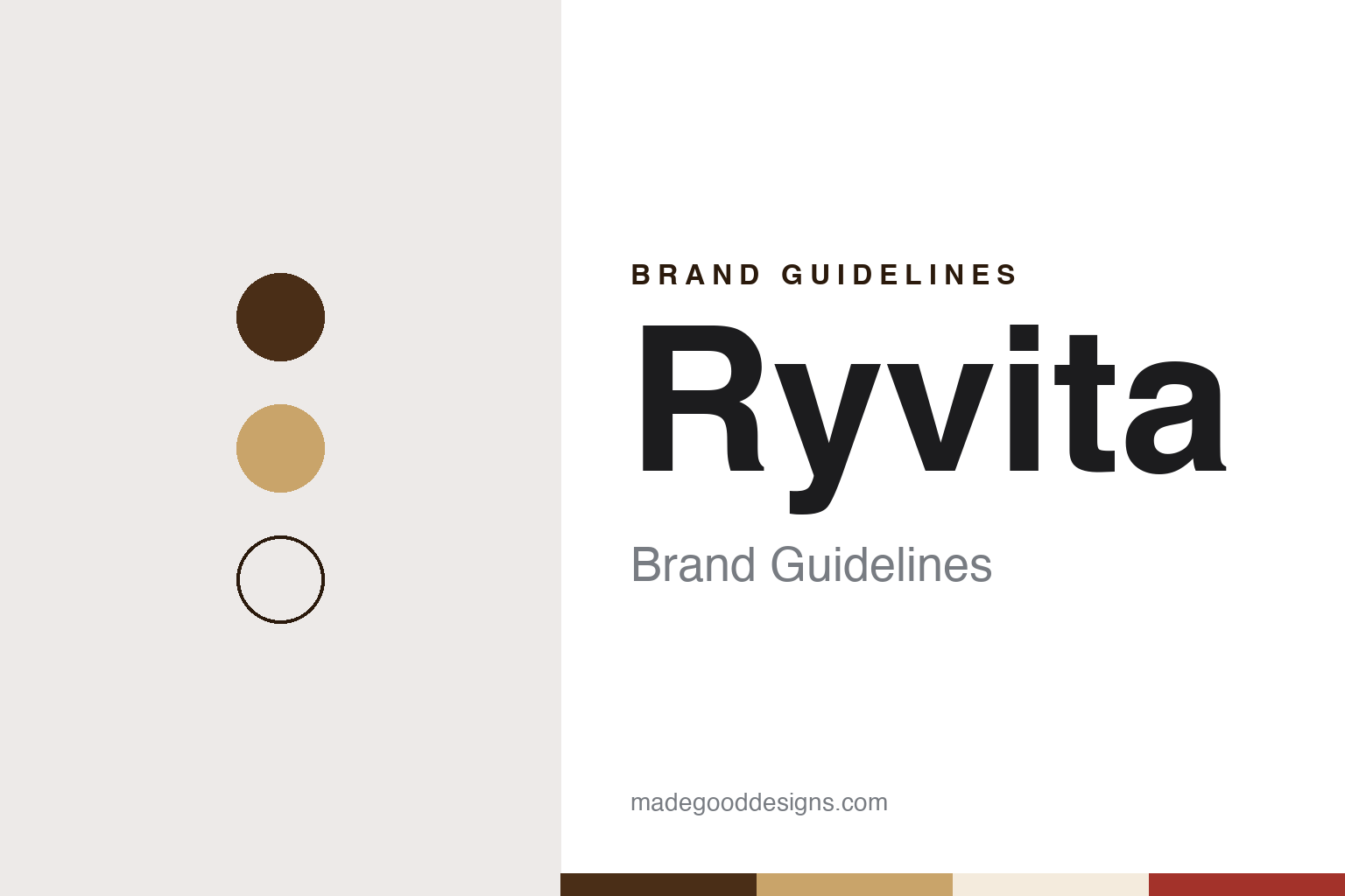 Ryvita Brand Guidelines: The 1925 Rye Crispbread Baked in Poole Since 1949
