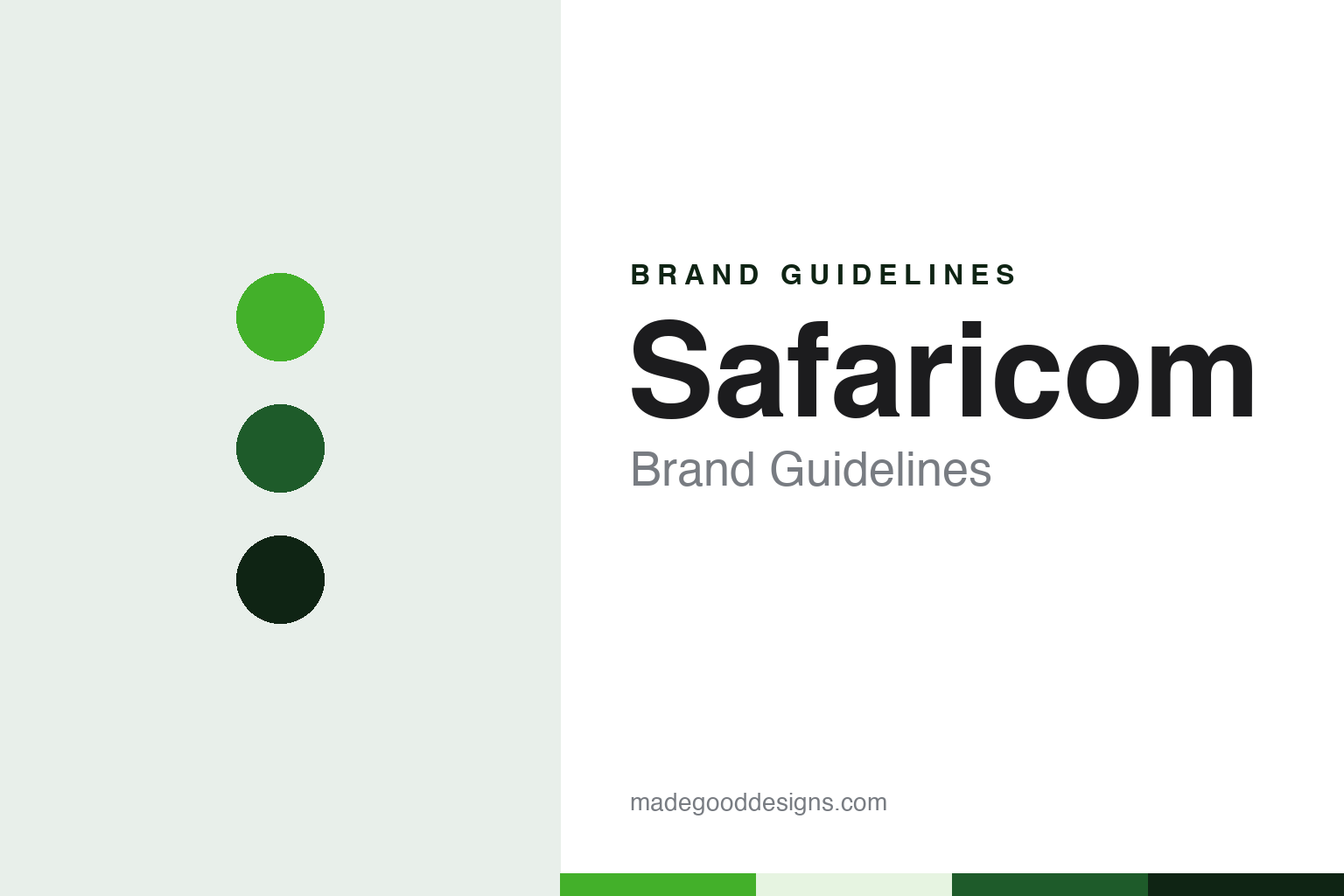 Safaricom Brand Guidelines: A Kenyan Name, M-Pesa & a House Green