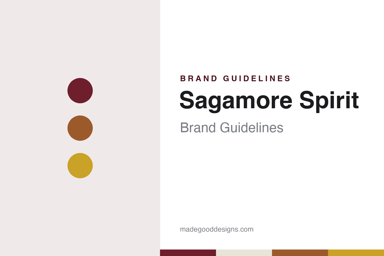 Sagamore Spirit brand guidelines — abstract colour discs and material texture (original homage; not a Sagamore Spirit product or logo)