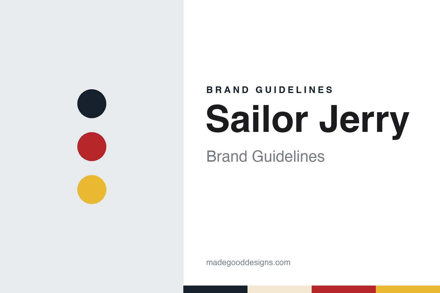 Sailor Jerry Brand Guidelines: The Spiced Rum That Wears a Honolulu Tattooist’s Flash