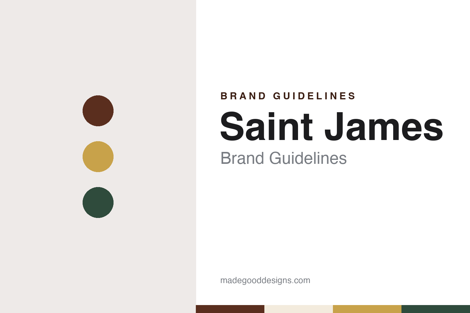 Saint James brand guidelines — abstract colour discs and material texture (original homage; not a Saint James product or logo)