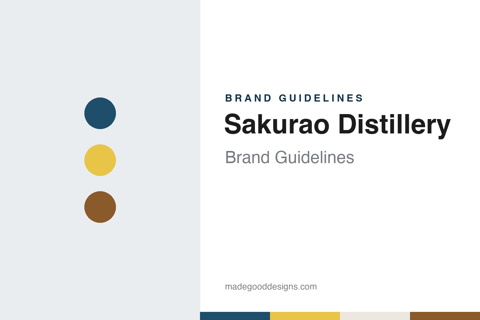 Sakurao Distillery Brand Guidelines: Hiroshima Gin & Whisky From a 1918 Drinks Maker