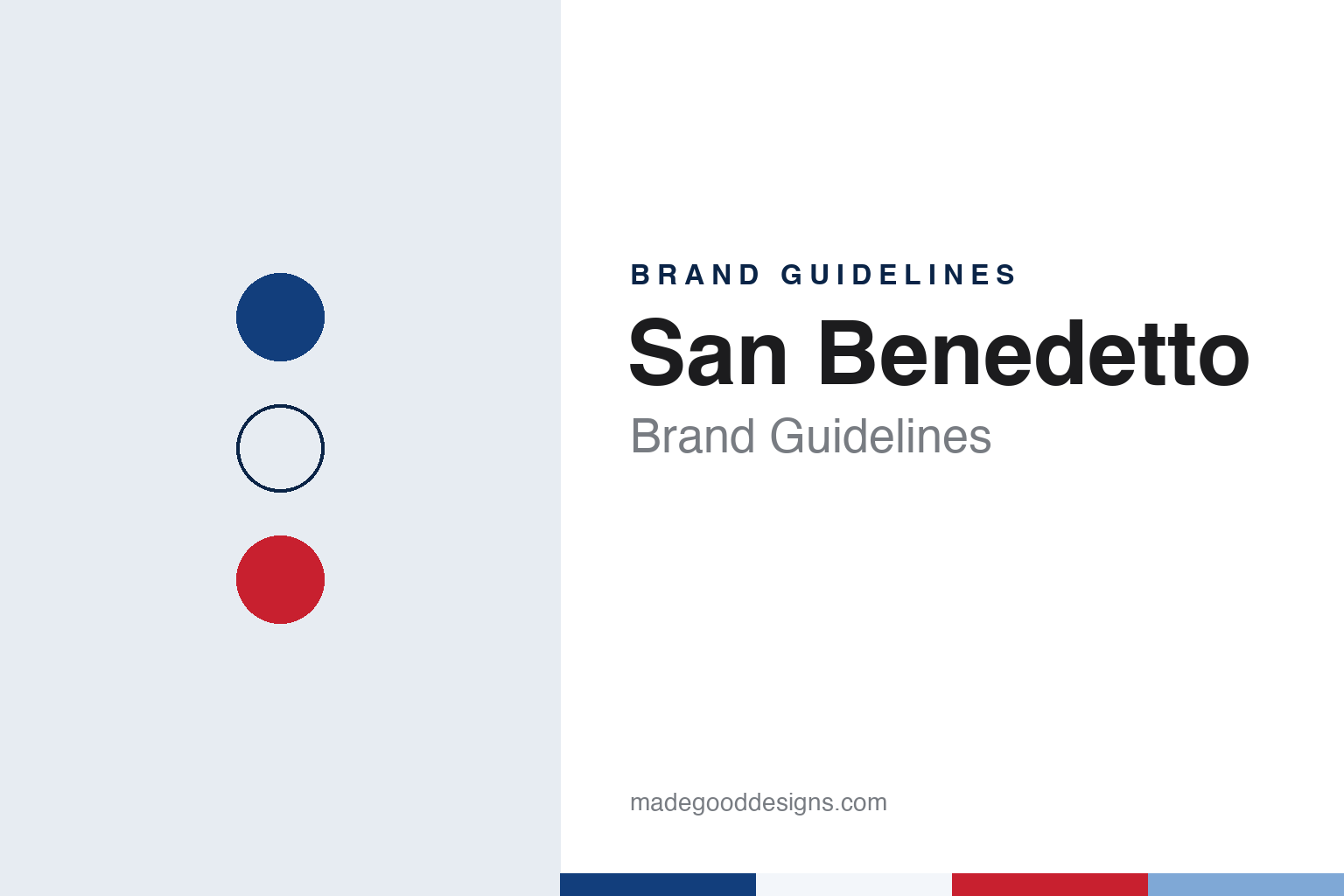 San Benedetto brand guidelines — abstract colour discs and material texture (original homage; not a San Benedetto product or logo)