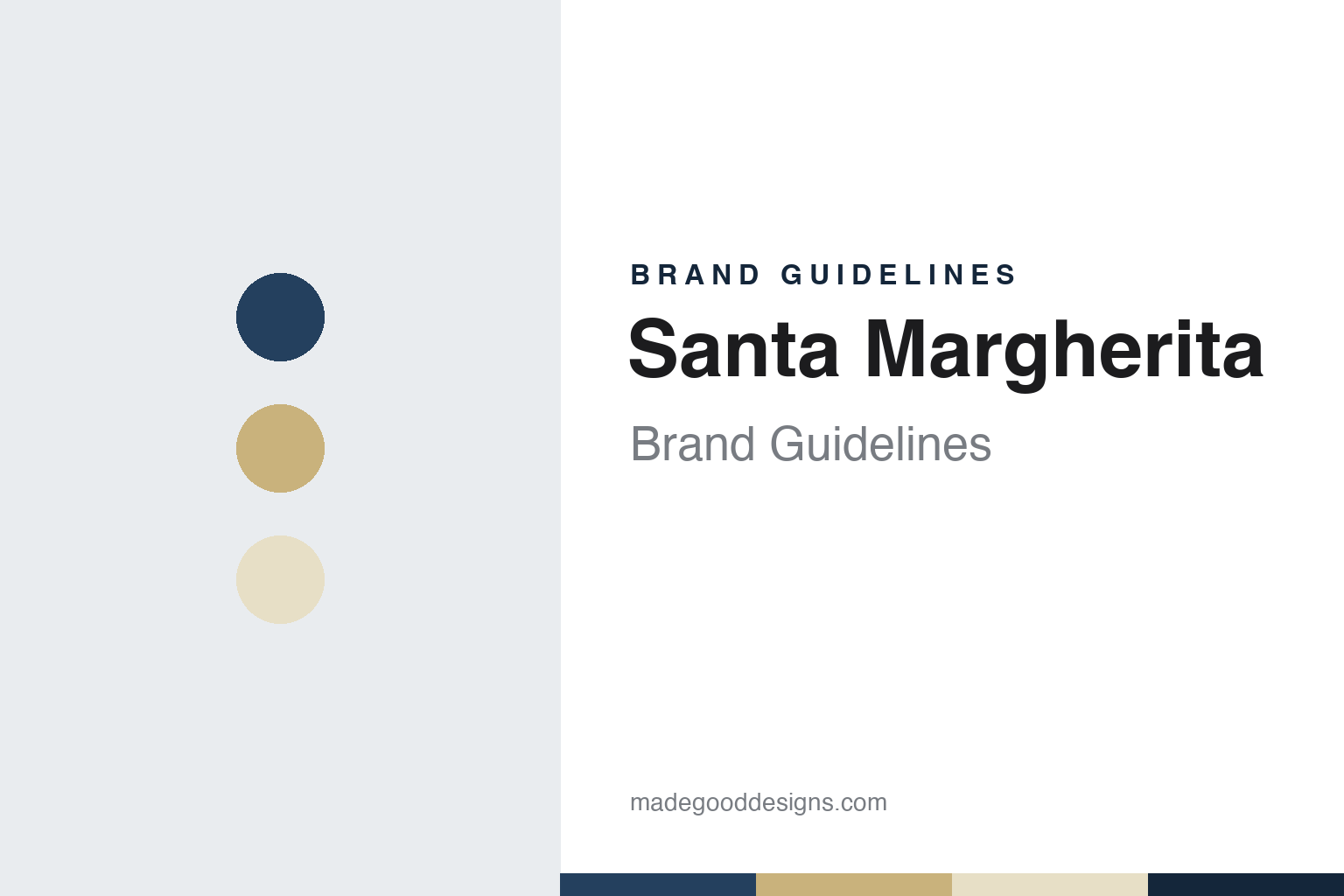 Santa Margherita brand guidelines — abstract colour discs and material texture (original homage; not a Santa Margherita product or logo)