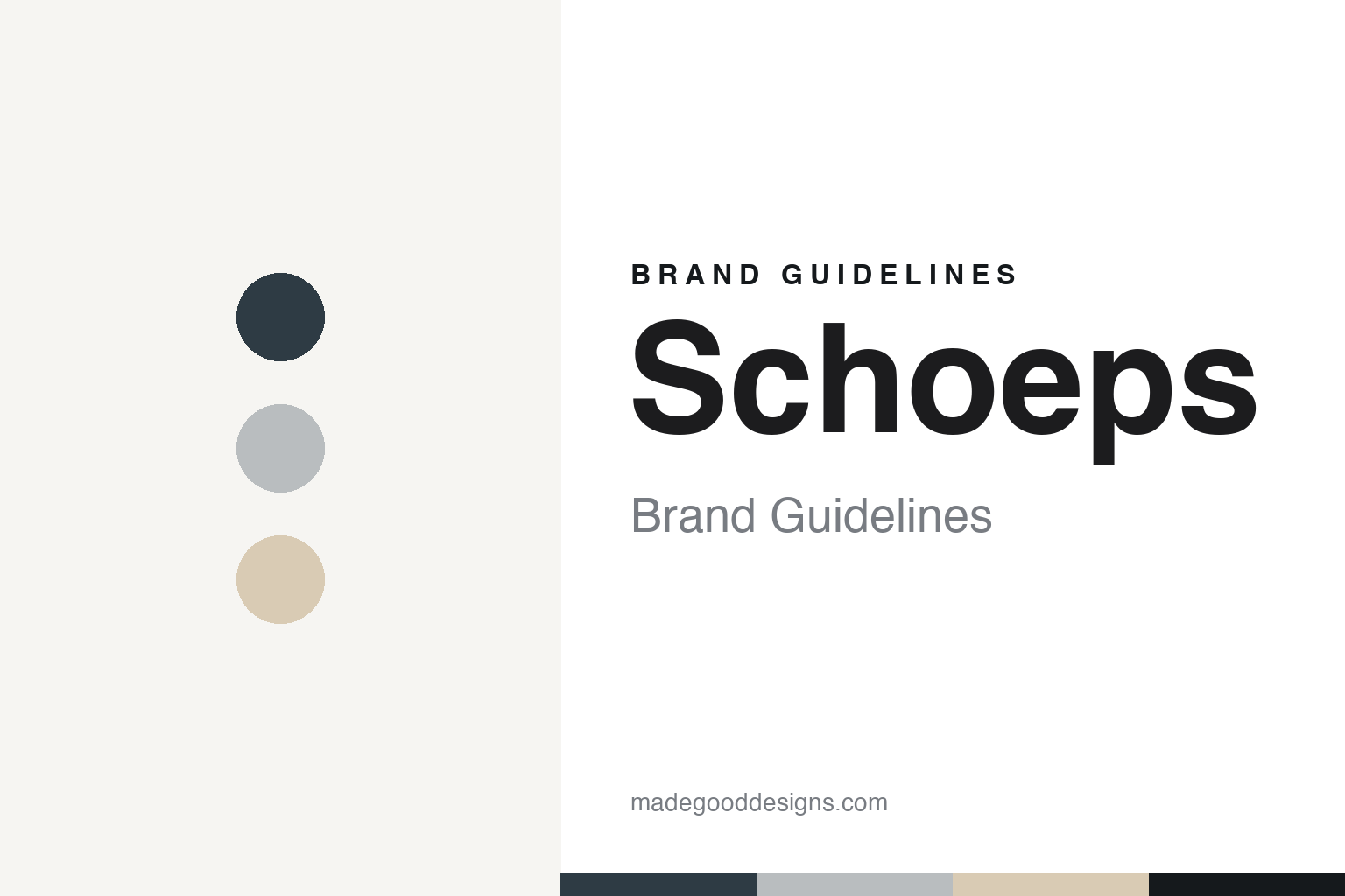 Schoeps brand guidelines — abstract colour discs and material texture (original homage; not a Schoeps product or logo)