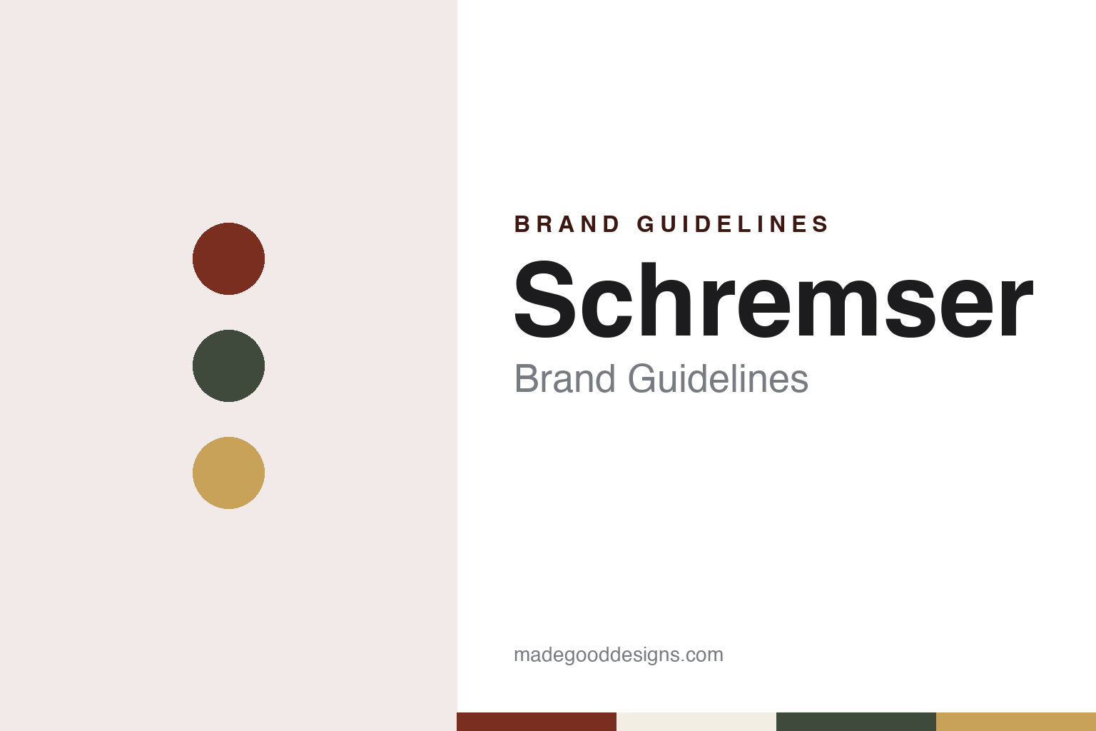 Schremser brand guidelines — abstract colour discs and material texture (original homage; not a Schremser product or logo)