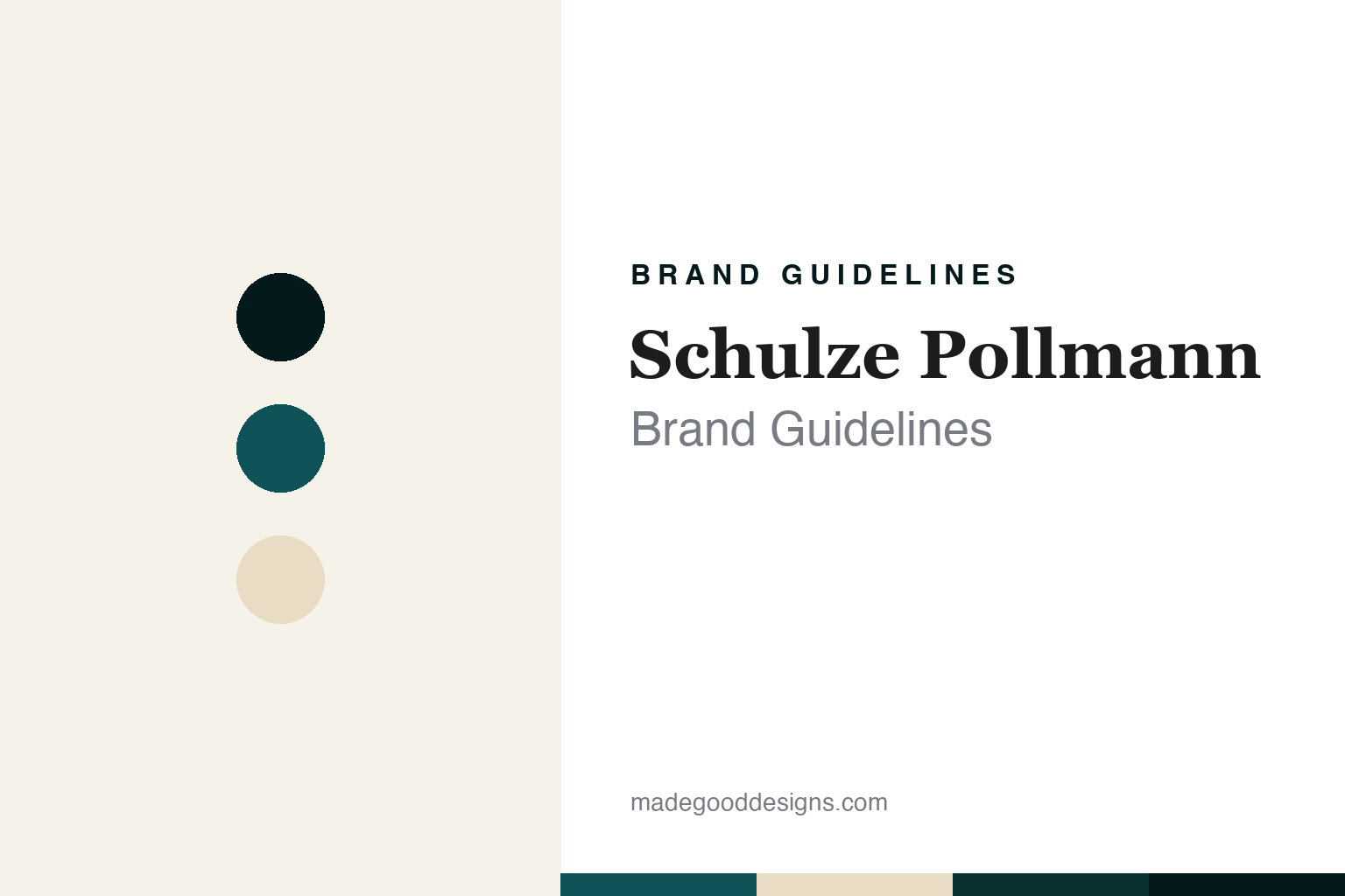 Schulze Pollmann Brand Guidelines: Two German Makers, One Italian Name