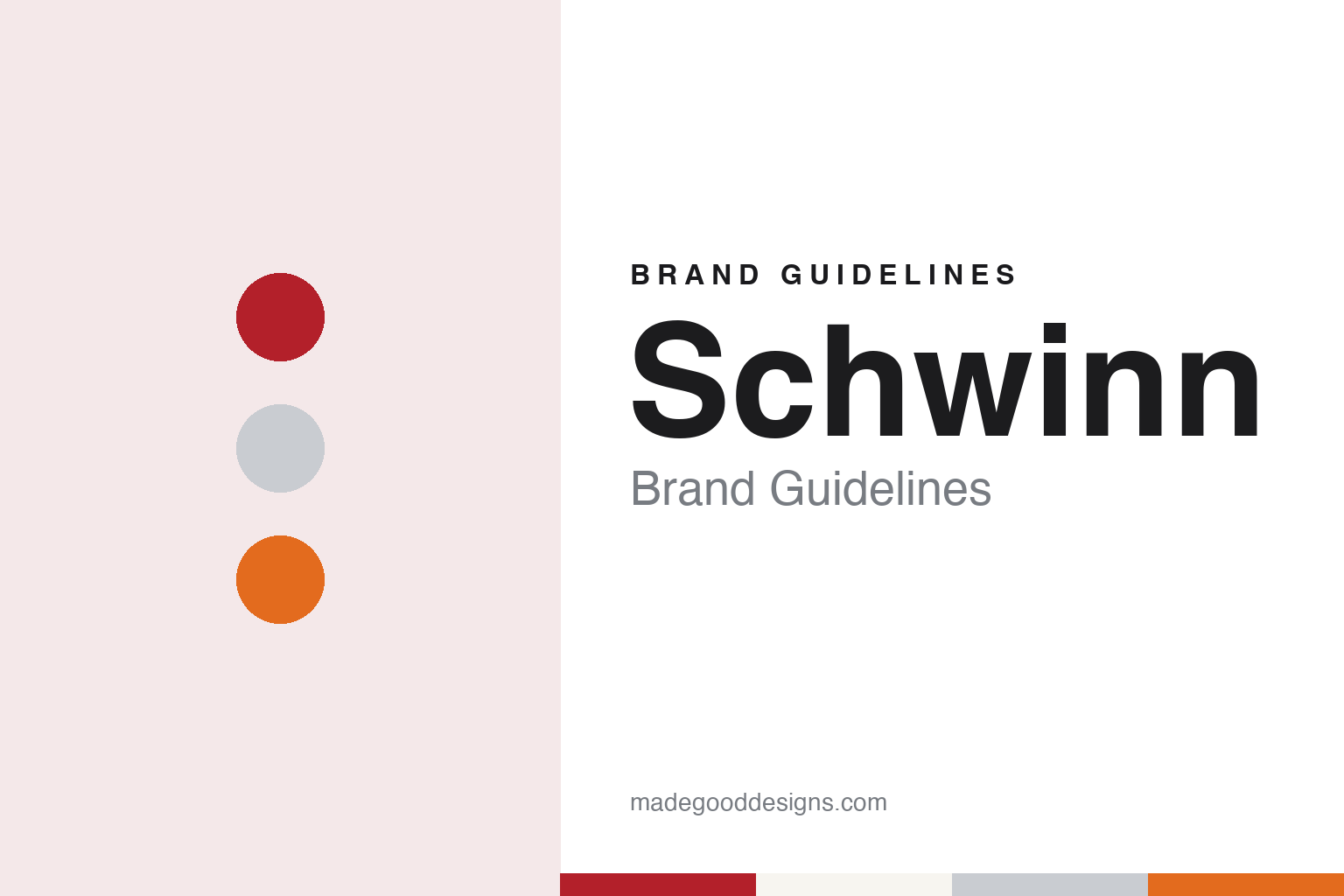 Schwinn Brand Guidelines: Arnold, Schwinn & Company of Chicago