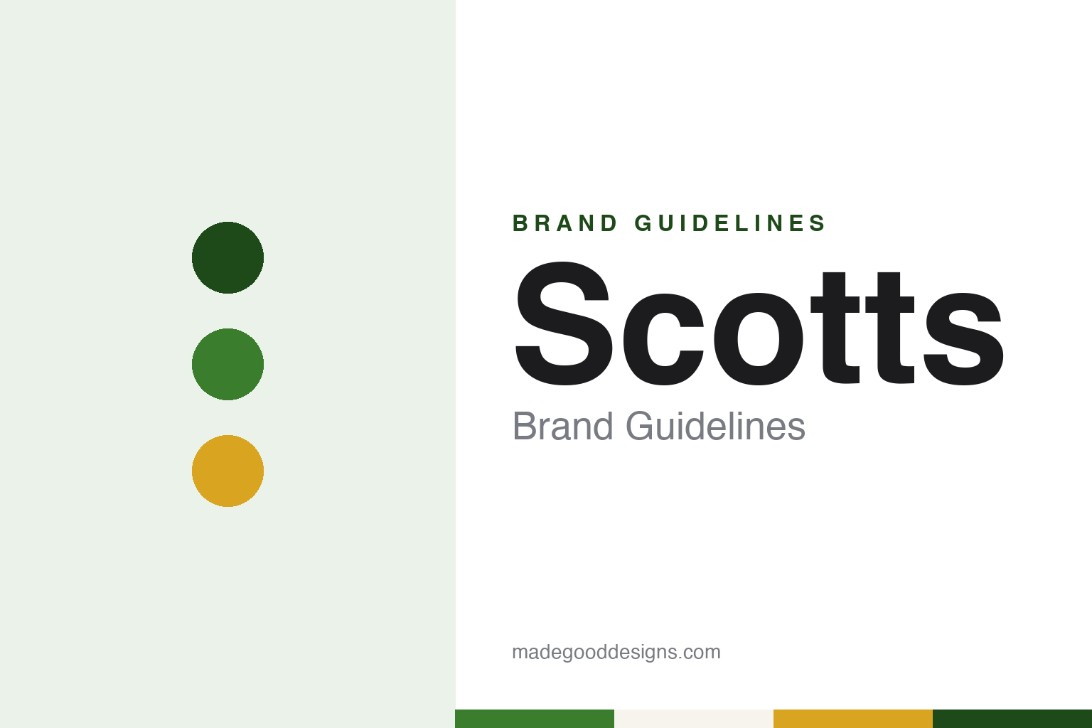 Scotts Brand Guidelines: The Marysville Seed Name Behind Turf Builder