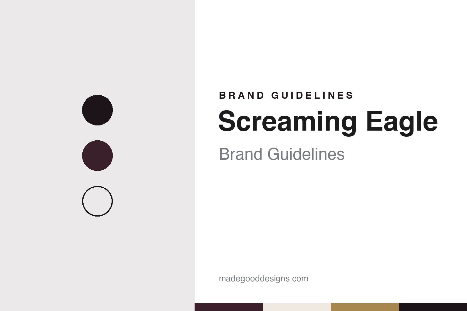 Screaming Eagle brand guidelines — abstract colour discs and material texture (original homage; not a Screaming Eagle product or logo)
