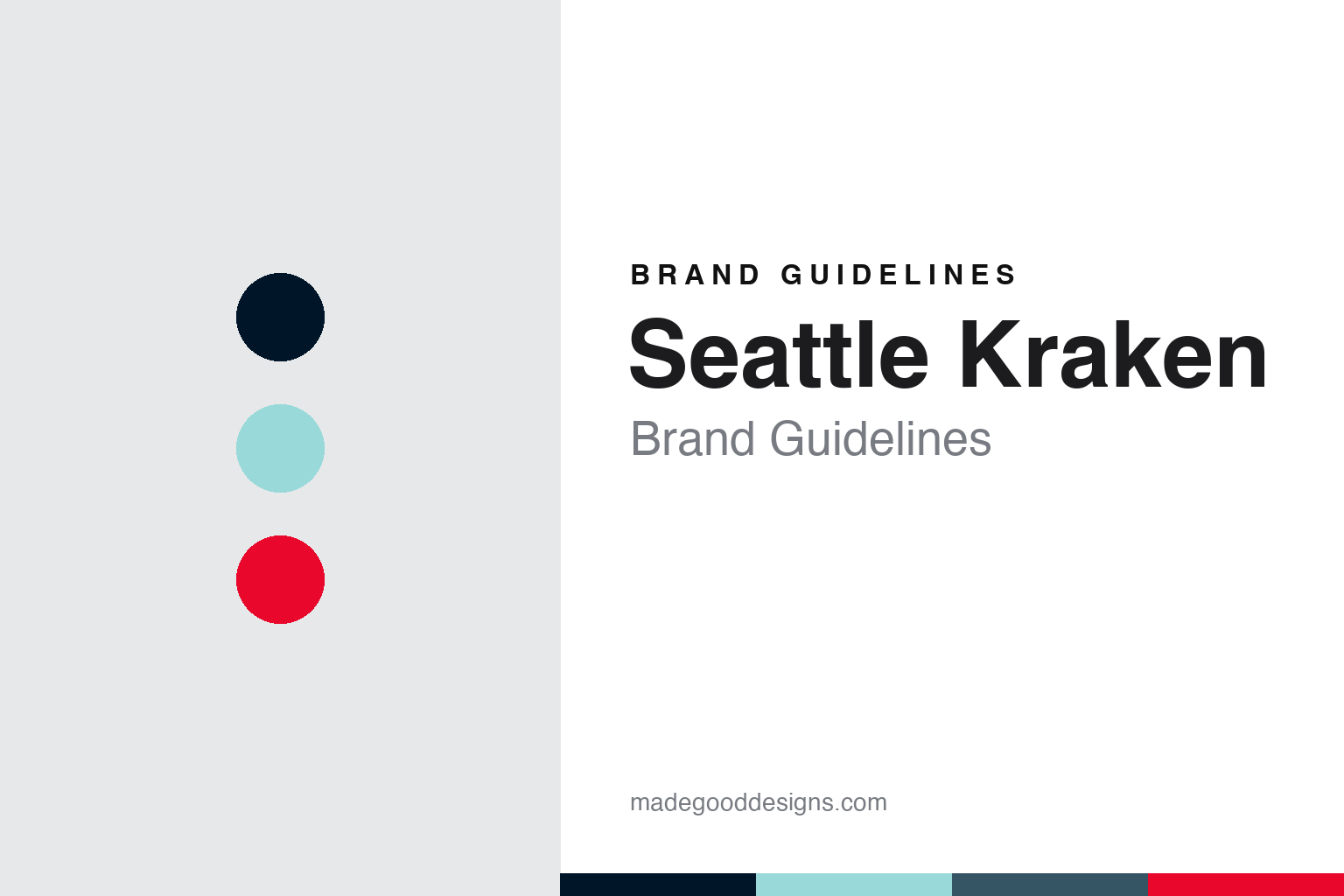 Seattle Kraken brand guidelines — abstract colour discs and material texture (original homage; not a Seattle Kraken product or logo)