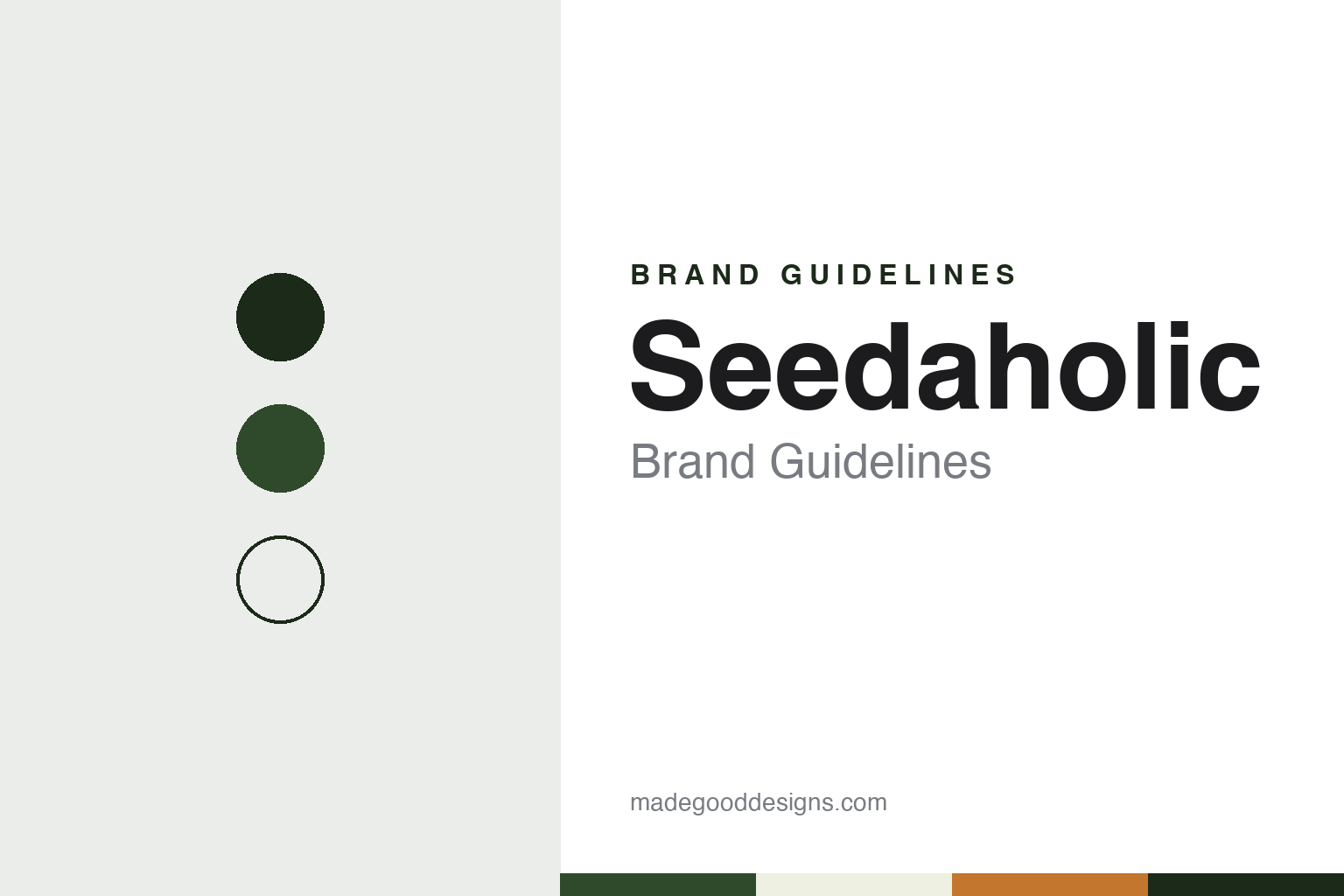 Seedaholic Brand Guidelines: The Galway Seed Merchant That Sends a Growing Sheet With Each Variety