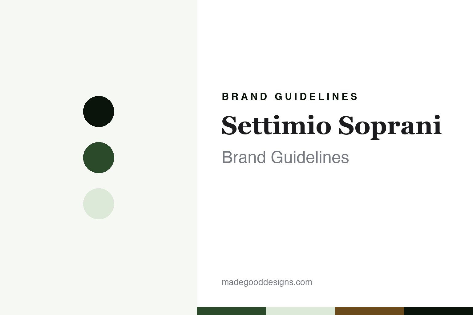 Settimio Soprani Brand Guidelines: The Other Soprani, Merged Into Farfisa and Revived