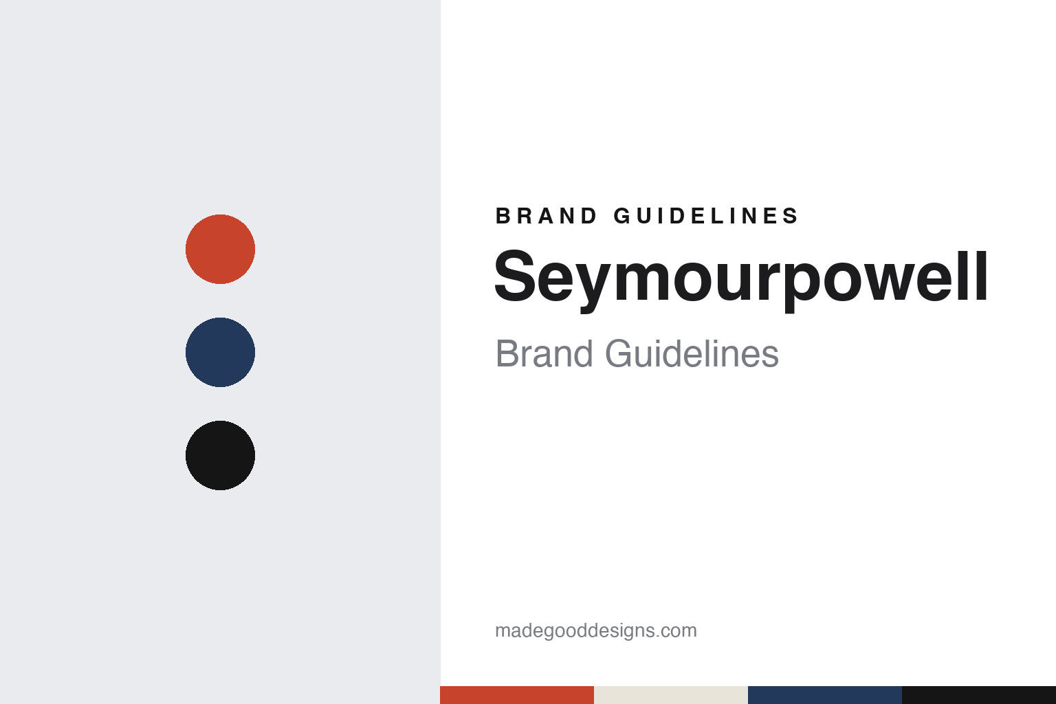 Seymourpowell Brand Guidelines: A 1984 London Partnership, Loewy in 2007 and Writtle in 2011