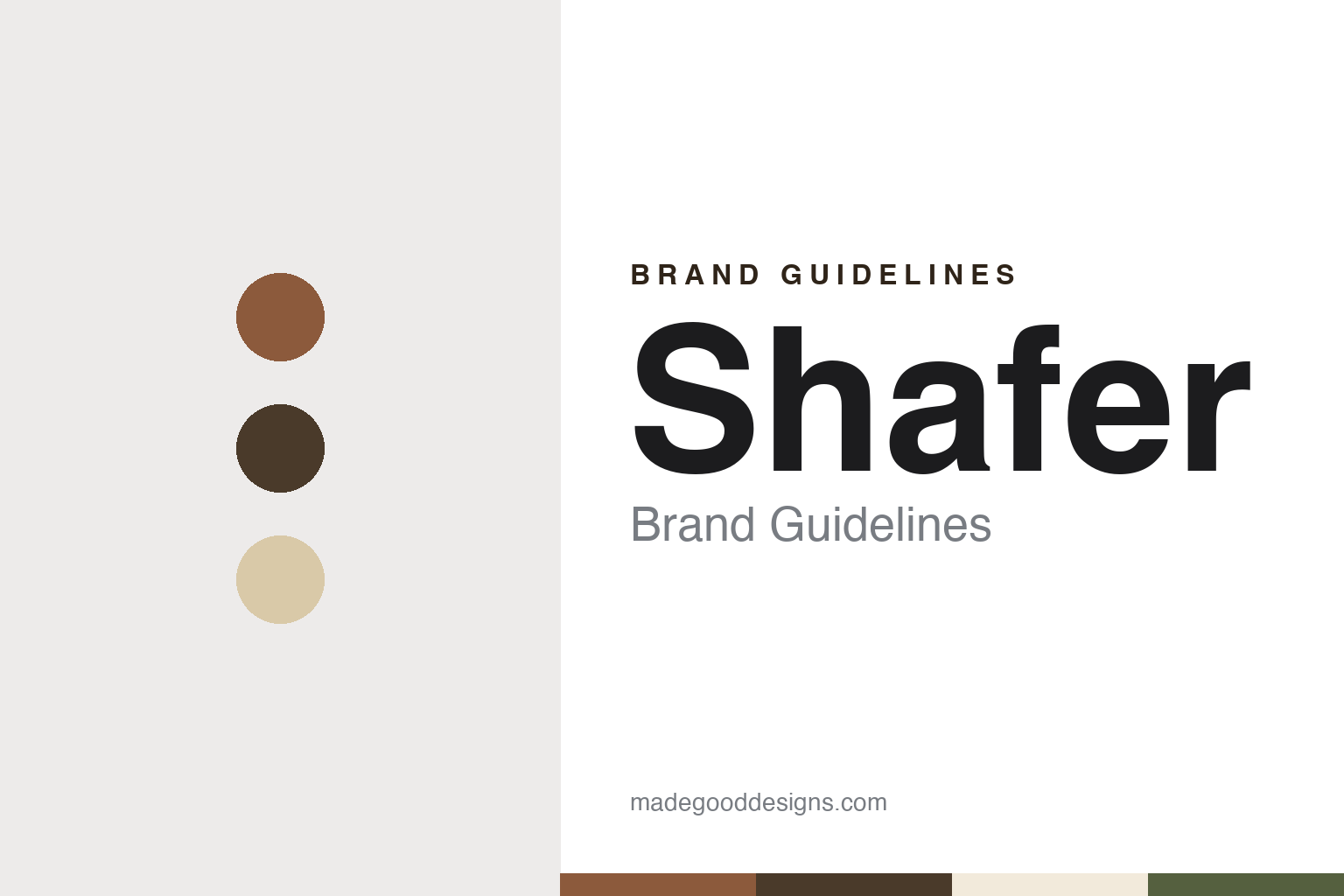 Shafer brand guidelines — abstract colour discs and material texture (original homage; not a Shafer product or logo)