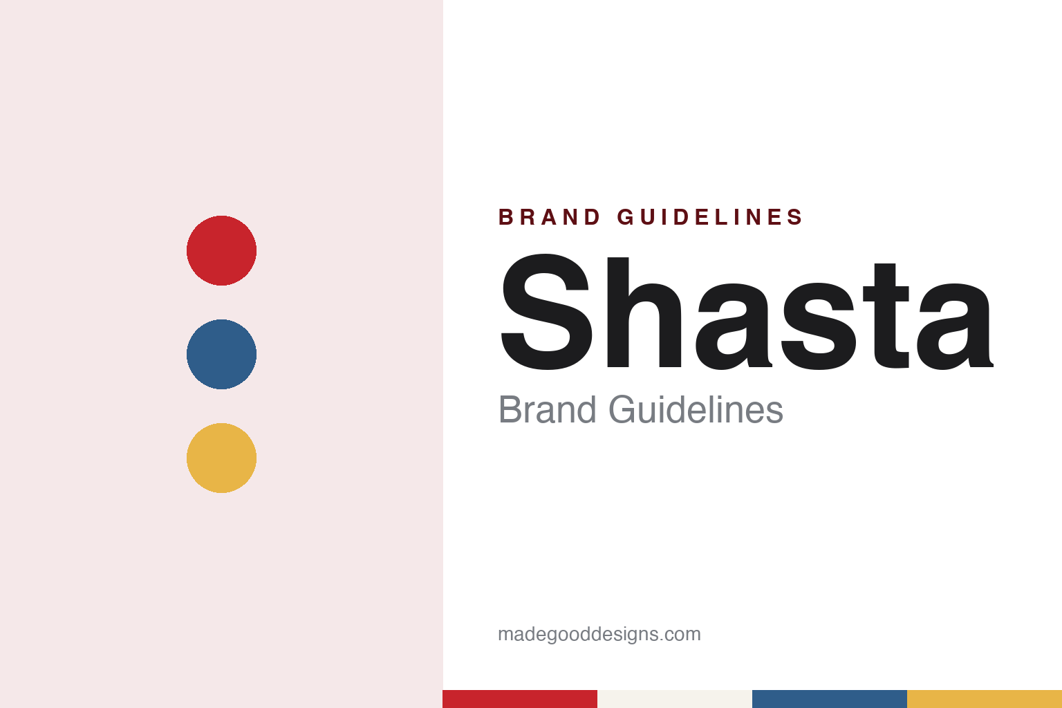 Shasta Brand Guidelines: The 1889 Mount Shasta Spring Water That Became a Flavour-Soda Line