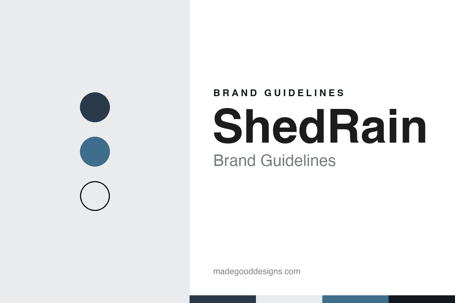 ShedRain Brand Guidelines: The Portland Umbrella Maker Founded in a Repair Shop in 1947