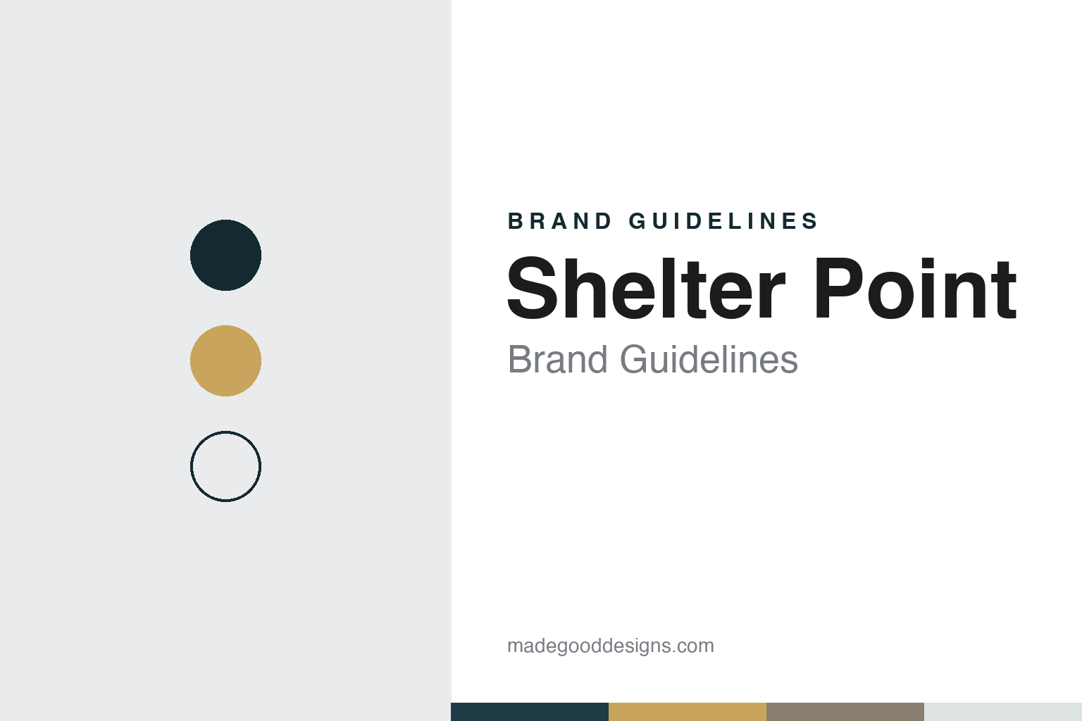 Shelter Point Brand Guidelines: The Vancouver Island Farm Distillery Patrick Evans Founded in 2011