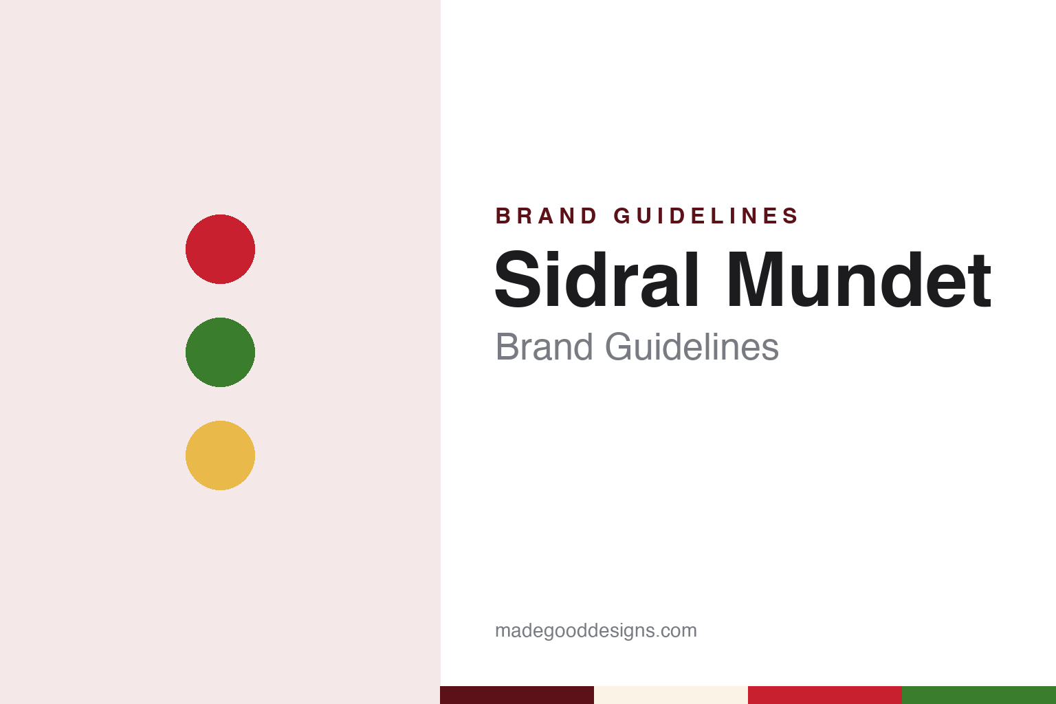 Sidral Mundet brand guidelines — abstract colour discs and material texture (original homage; not a Sidral Mundet product or logo)