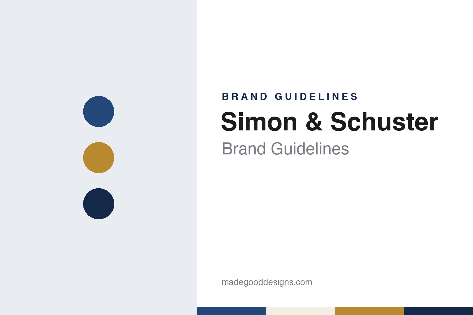 Simon & Schuster Brand Guidelines: Two Founders, a Crossword Book and the Sower