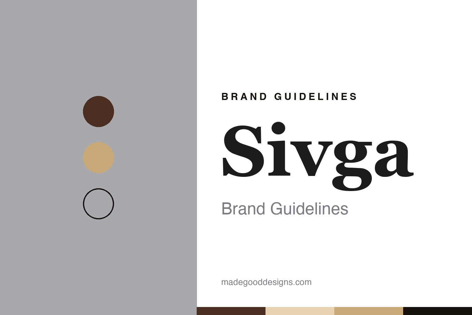Sivga brand guidelines — abstract colour discs and material texture (original homage; not a Sivga product or logo)