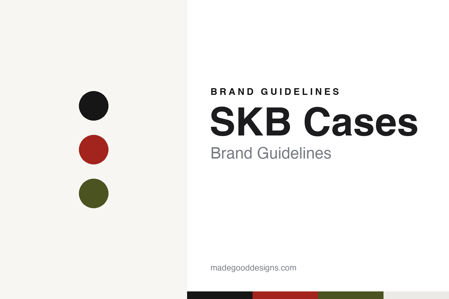 SKB Cases brand guidelines — abstract colour discs and material texture (original homage; not a SKB Cases product or logo)