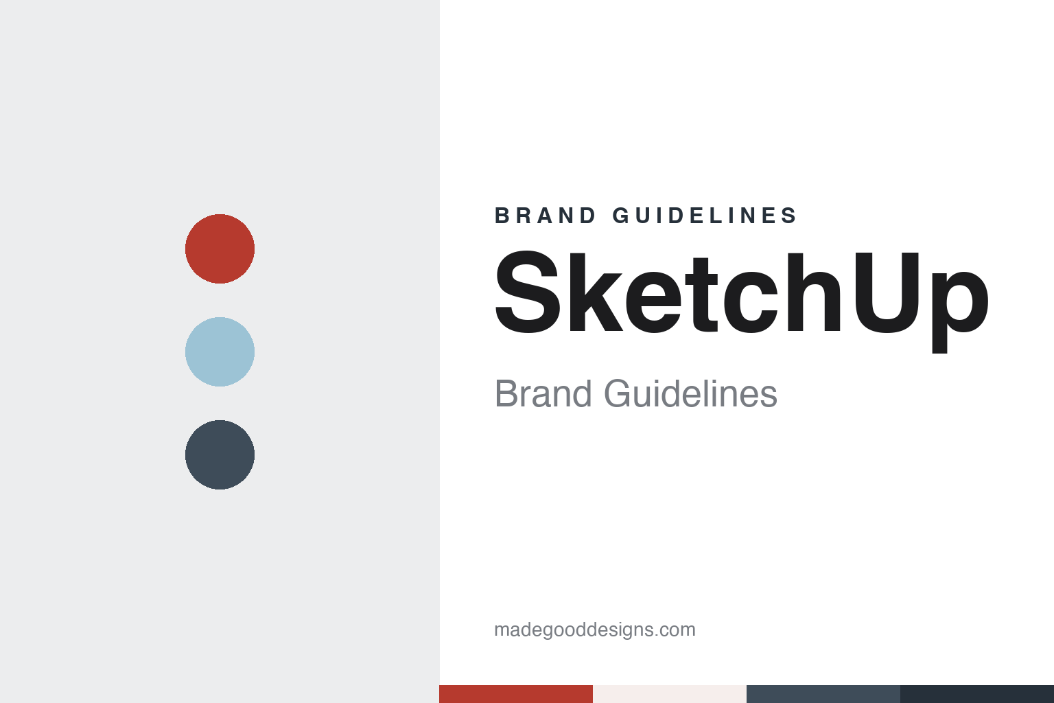 SketchUp Brand Guidelines: @Last, Google, Trimble & a Cube Logo
