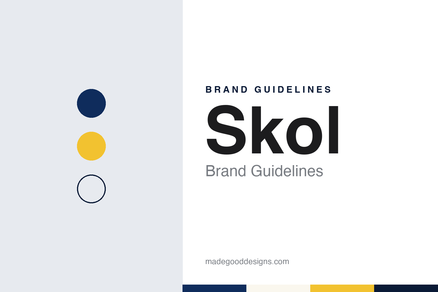 Skol brand guidelines — abstract colour discs and material texture (original homage; not a Skol product or logo)