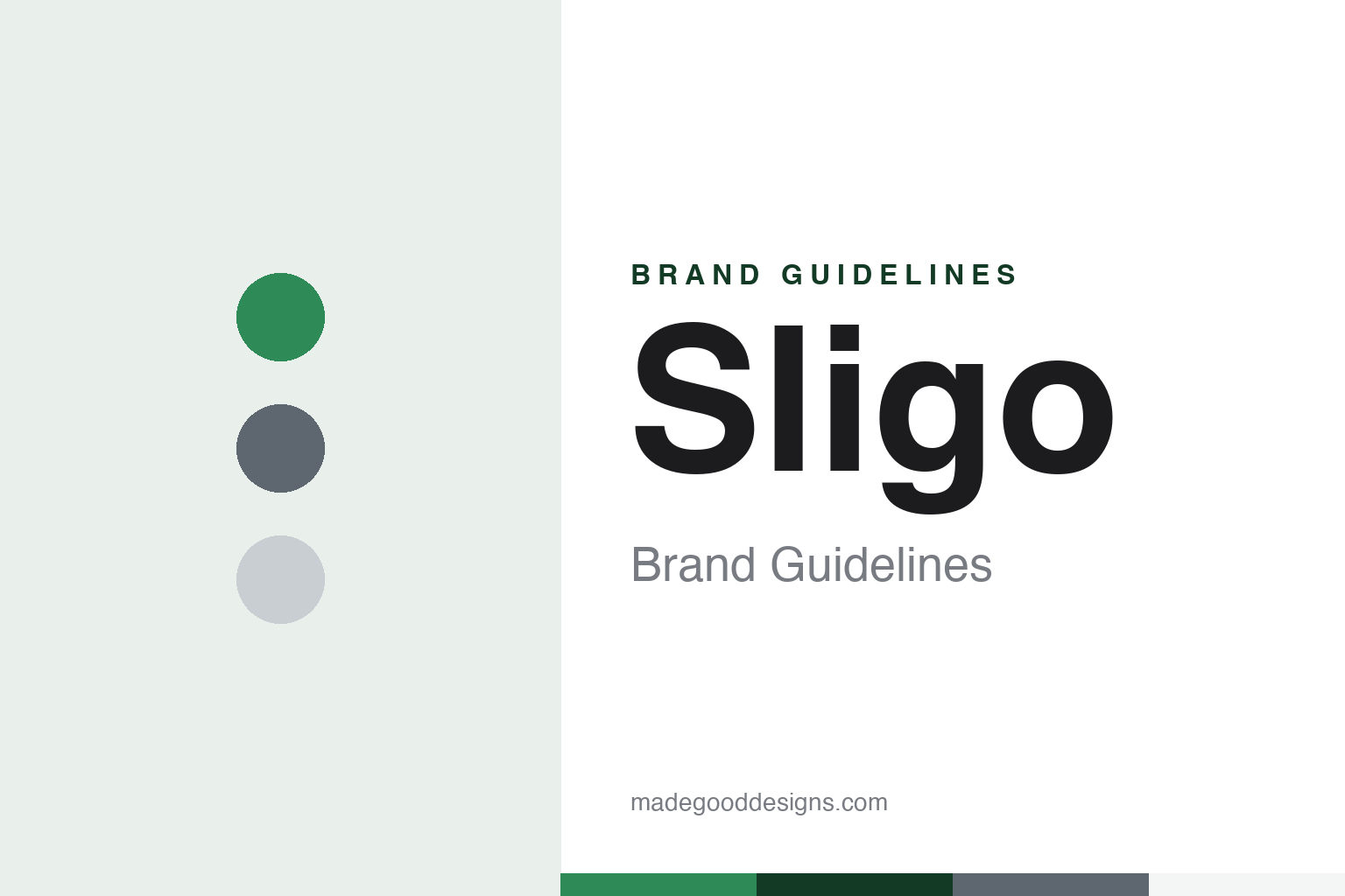 Sligo brand guidelines — abstract colour discs and material texture (original homage; not a Sligo product or logo)