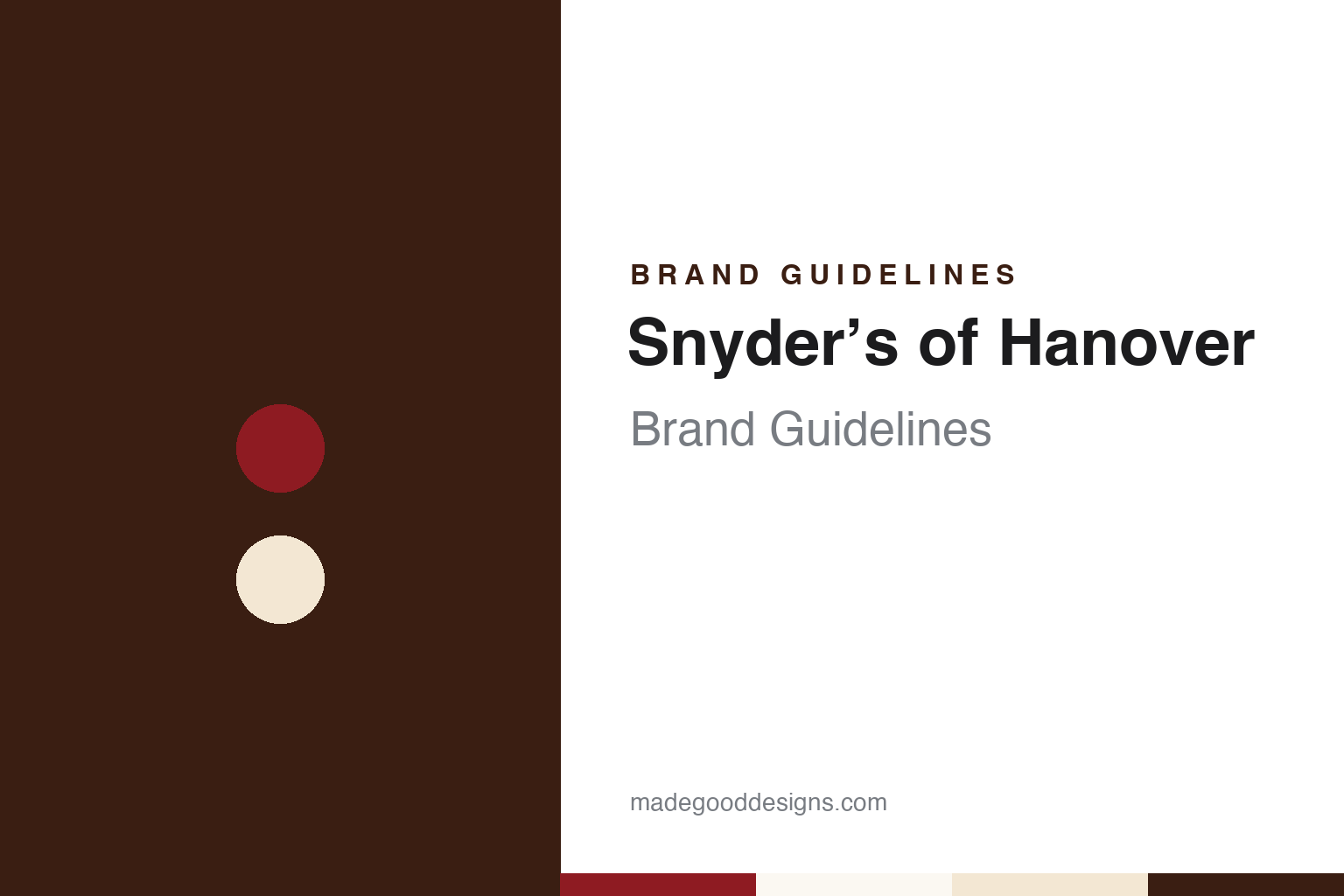 Snyder’s of Hanover Brand Guidelines: The Pennsylvania Pretzel Bakery Owned by Campbell’s Since 2018