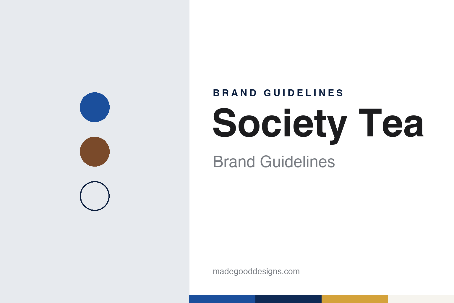 Society Tea brand guidelines — abstract colour discs and material texture (original homage; not a Society Tea product or logo)