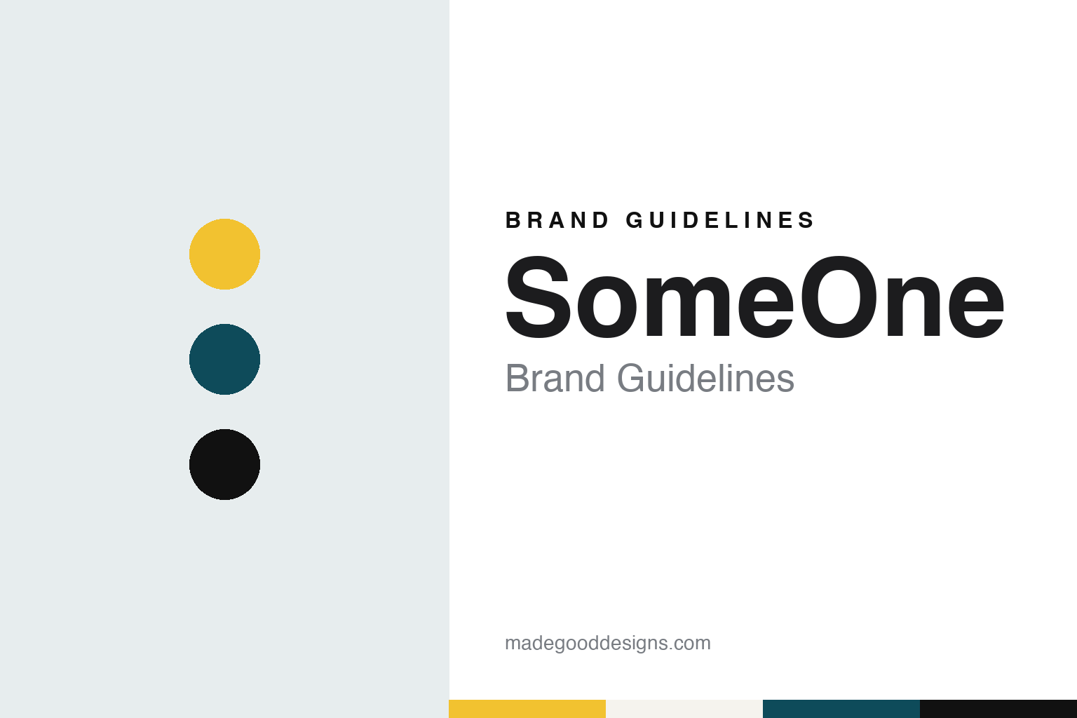 SomeOne Brand Guidelines: From No-one at HHCL to a London Branding Studio