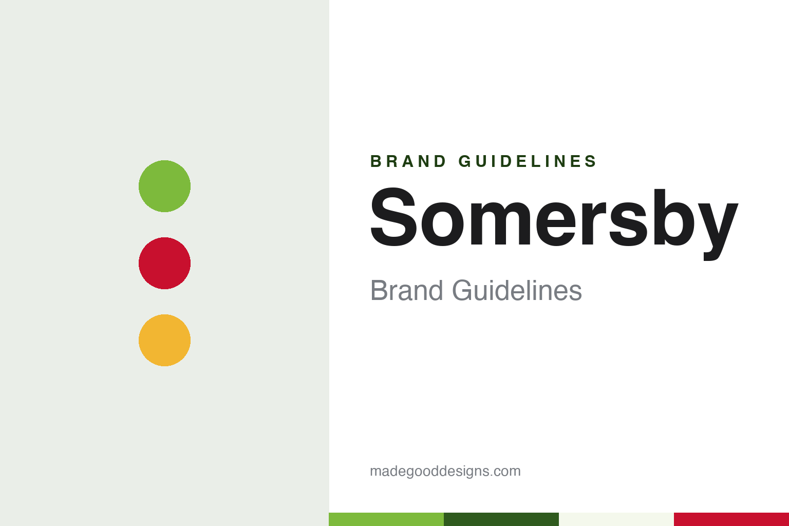 Somersby Brand Guidelines: Carlsberg’s Danish Cider and Its Living Tree, Launched 2008